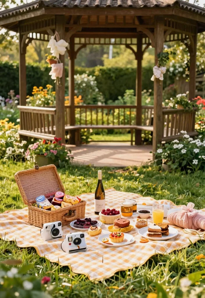 5 Romantic Gazebo Engagement Ideas Shell Say Yes 3. Creative Picnic Proposal 0