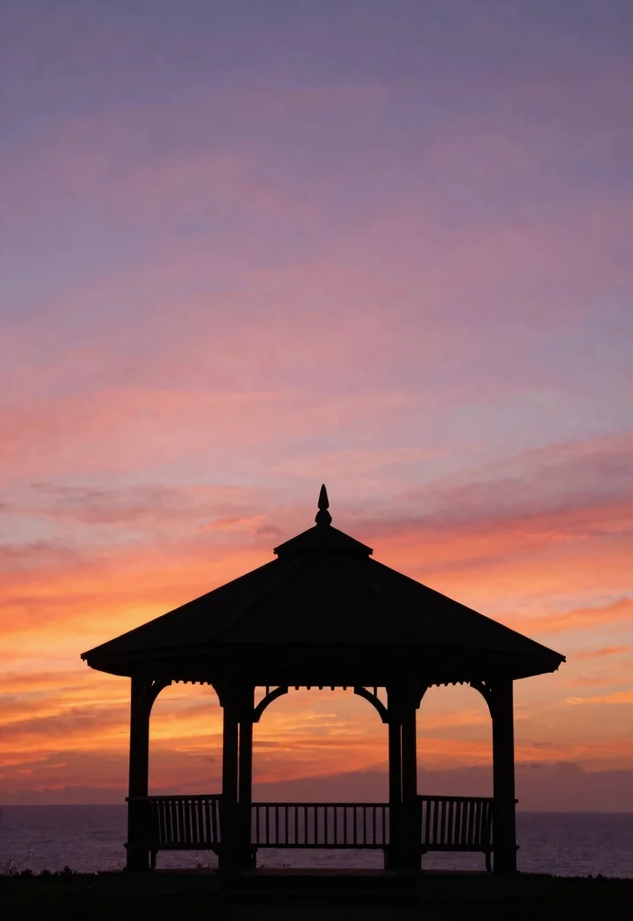 5 Romantic Gazebo Engagement Ideas Shell Say Yes 5. Sunset or Sunrise Proposal 0