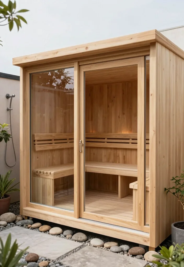 5 Ultimate Hot Tub and Sauna Ideas for a Home Wellness Spa 12 5 Ultimate Hot Tub and Sauna Ideas for a Home Wellness Spa 2. Modern Minimalist Sauna Retreat 0