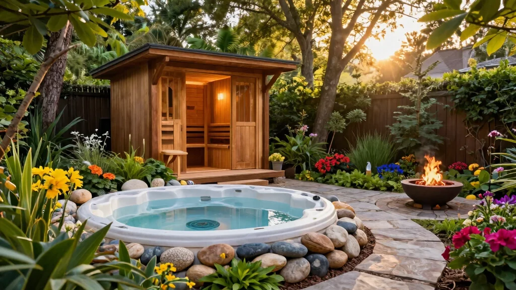 5 Ultimate Hot Tub and Sauna Ideas for a Home Wellness Spa