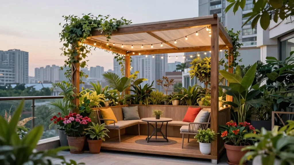 6 Compact Balcony Pavilion Ideas for Apartment Living