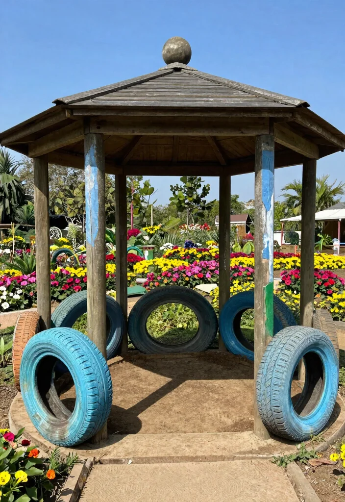 6 Safe Gazebo Anchoring Ideas for Wind Protection 12 6 Safe Gazebo Anchoring Ideas for Wind Protection 2. Eco Friendly Recycled Materials 0