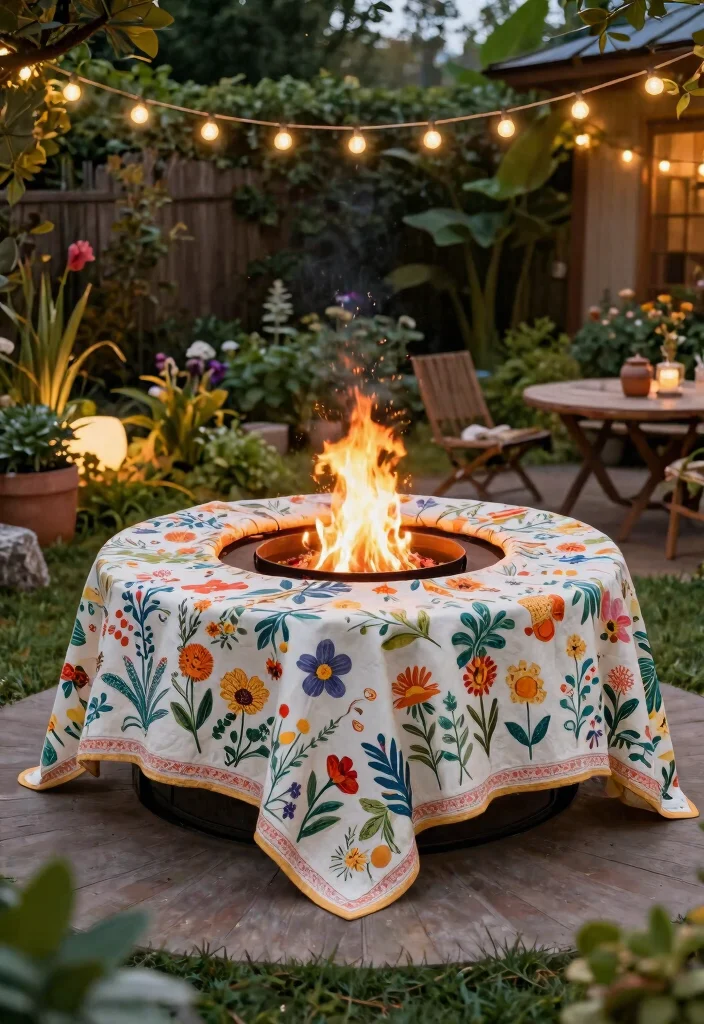 6 Smart Fire Pit Cover Ideas to Protect Your Investment 45 6 Smart Fire Pit Cover Ideas to Protect Your Investment 5. DIY Canvas Cover 0