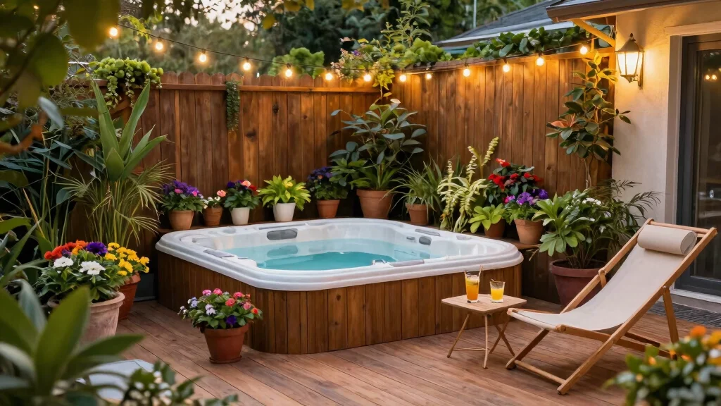 6 Space-Efficient Hot Tub Corner Ideas for Small Decks