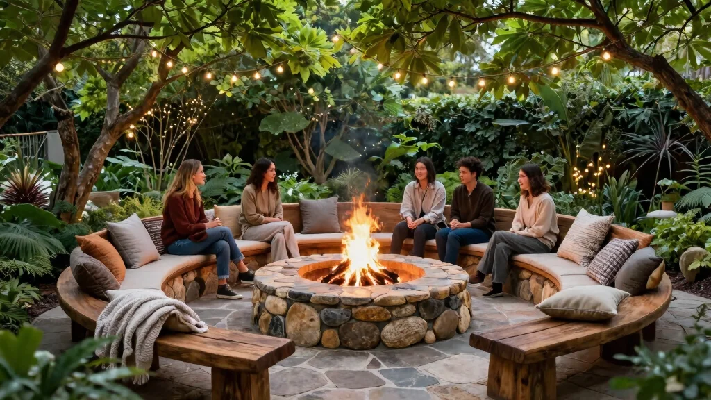 7 Beautiful Stone Fire Pit Ideas for a Natural Aesthetic