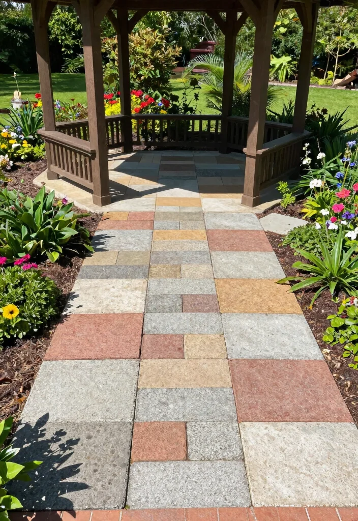 7 Best Gazebo Weights Ideas to Keep it From Flying 1. Concrete Paver Stones A Classic Choice 0