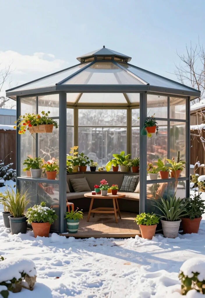 7 Best Hardtop Gazebo Ideas for Snow Heavy Rain 5. Multi Functional Hardtop Gazebo 0