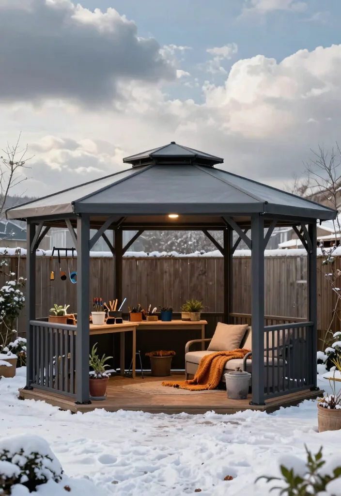 7 Best Hardtop Gazebo Ideas for Snow Heavy Rain 7. Customizable Hardtop Gazebo Kits 0