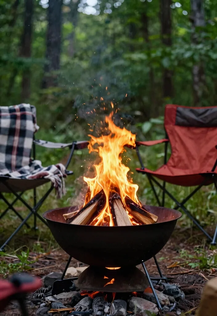 7 Best Portable Fire Pit Ideas for Camping & Patios 2 7 Best Portable Fire Pit Ideas for Camping Patios 2. Portable Fire Bowl 0