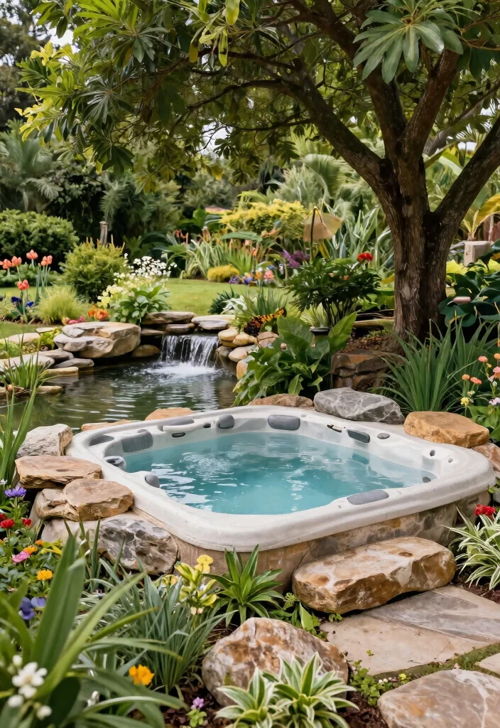 7 Expert Hot Tub Positioning Ideas for Better Flow 24 7 Expert Hot Tub Positioning Ideas for Better Flow 4. Integrate with Nature 0