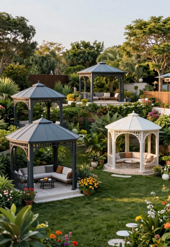7 Modern Steel Gazebo Ideas for All Season Protection Conclusion 0