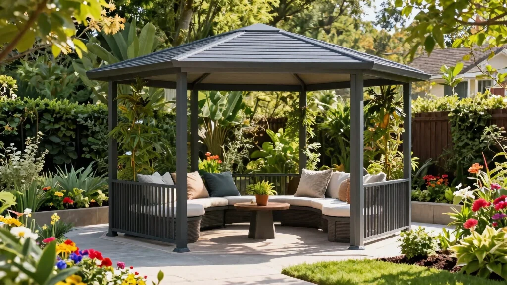 7 Modern Steel Gazebo Ideas for All-Season Protection