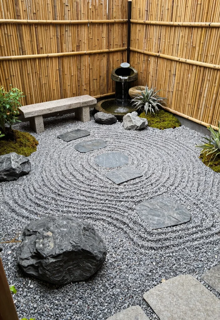 7 Timeless Cedar Hot Tub Ideas for a Natural Look 57 7 Timeless Cedar Hot Tub Ideas for a Natural Look 7. Zen Garden Surroundings 0