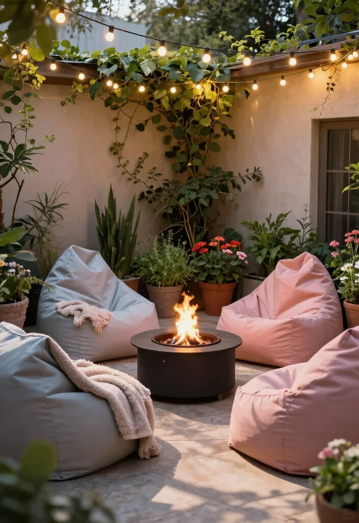 7 Ultimate Patio Ideas with Fire Pit and Hot Tub Duo 1. Cozy Corner Retreat 0