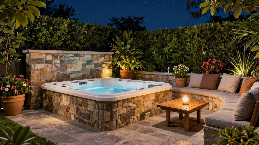7 Ultimate Patio Ideas with Fire Pit and Hot Tub Duo