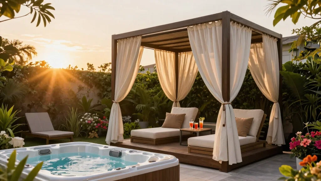 8 Chic Hot Tub Cabana Ideas for a Resort Experience