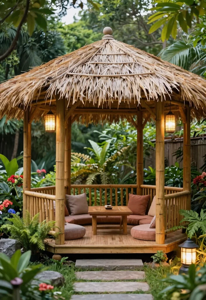 8 Classic Octagon Gazebo Ideas Backyard Lovers Want 1 8 Classic Octagon Gazebo Ideas Backyard Lovers Want 1. Eco Friendly Bamboo Gazebo 0