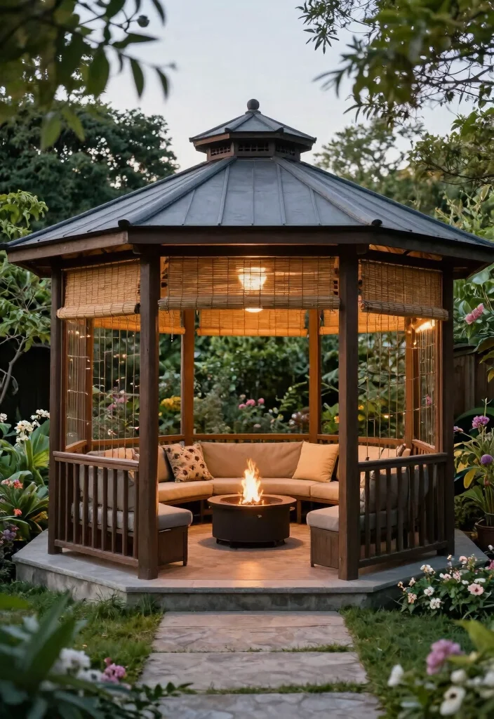 8 Classic Octagon Gazebo Ideas Backyard Lovers Want 48 8 Classic Octagon Gazebo Ideas Backyard Lovers Want 8. Open Air Gazebo with Screens 0