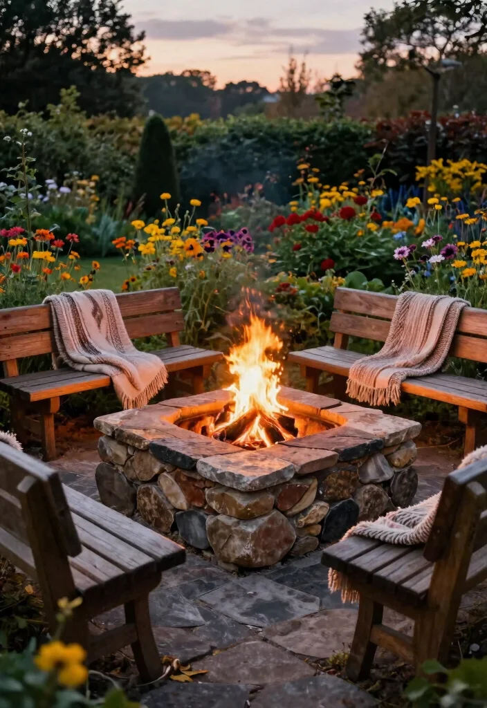 8 Contemporary Square Fire Pit Ideas Backyard Lovers Will Obsess Over 2. Rustic Stone Square Fire Pit 0