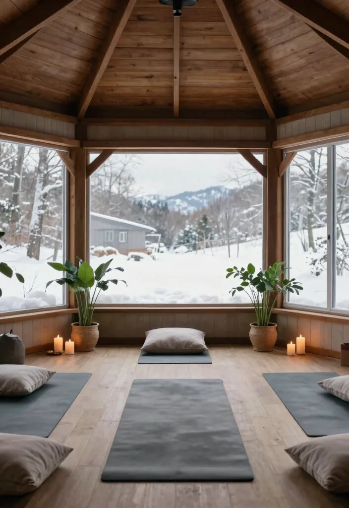 8 Private Closed In Gazebo Ideas for Winter Use 36 8 Private Closed In Gazebo Ideas for Winter Use 6. Outdoor Yoga Retreat 0