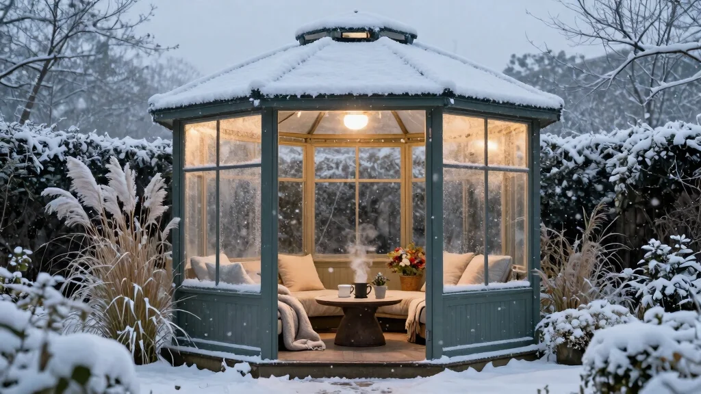 8 Private Closed In Gazebo Ideas for Winter Use