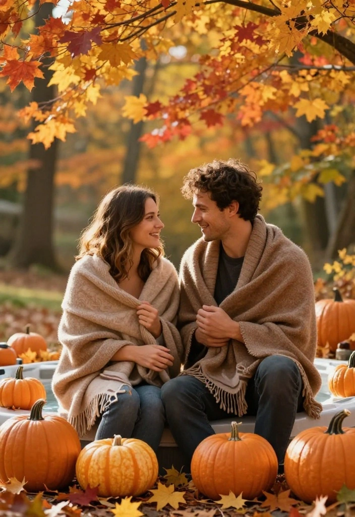 8 Romantic Hot Tub Photoshoot Ideas for Couples 8. Seasonal Celebrations 0