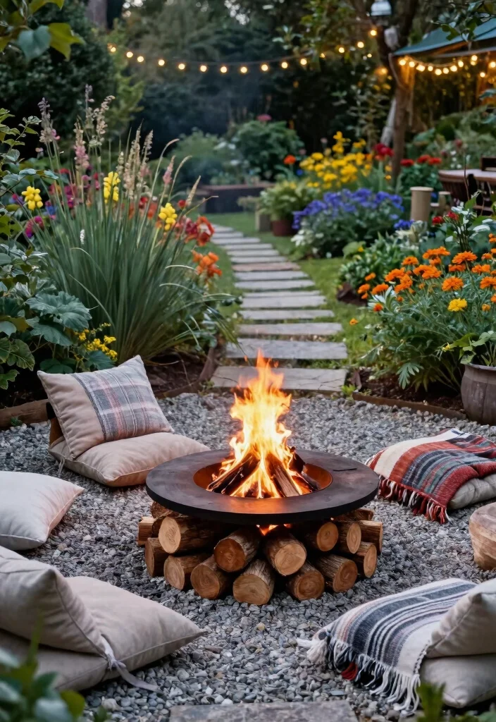 8 Wild Bon Fire Pit Ideas for Huge Backyard Parties 4. Natural Wood Fire Pit 0