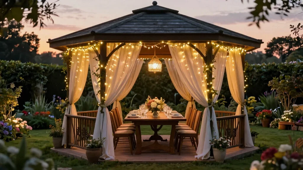 9 Elegant Gazebo Dining Inspirations for Alfresco Meals