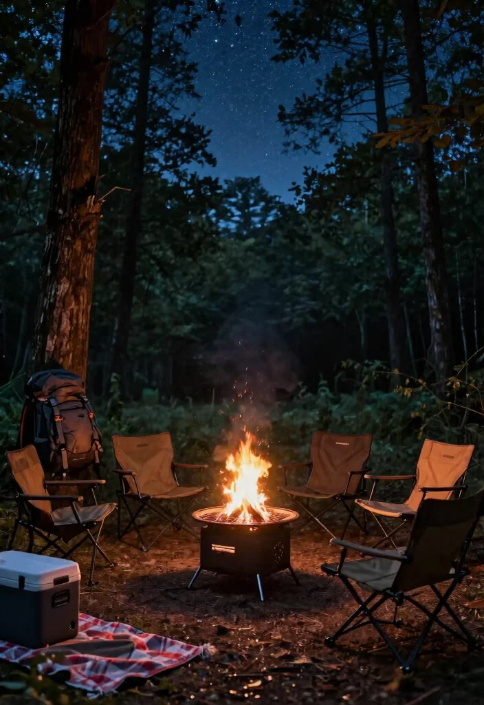 9 Functional Fire Pit Grill Ideas for BBQ Lovers 1 9 Functional Fire Pit Grill Ideas for BBQ Lovers 1. Portable Fire Pit for Camping Adventures 0