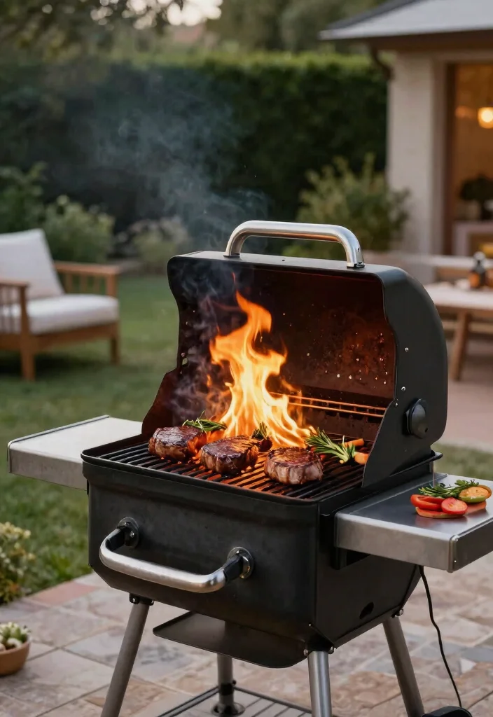 9 Functional Fire Pit Grill Ideas for BBQ Lovers 47 9 Functional Fire Pit Grill Ideas for BBQ Lovers 9. Fire Pit with Adjustable Grill Height 0