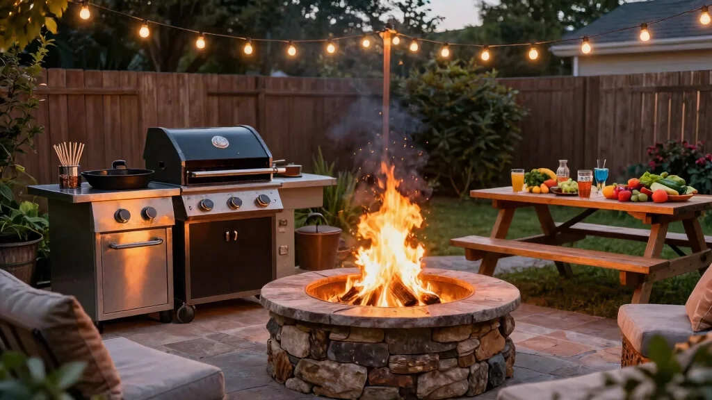 9 Functional Fire Pit Grill Ideas for BBQ Lovers