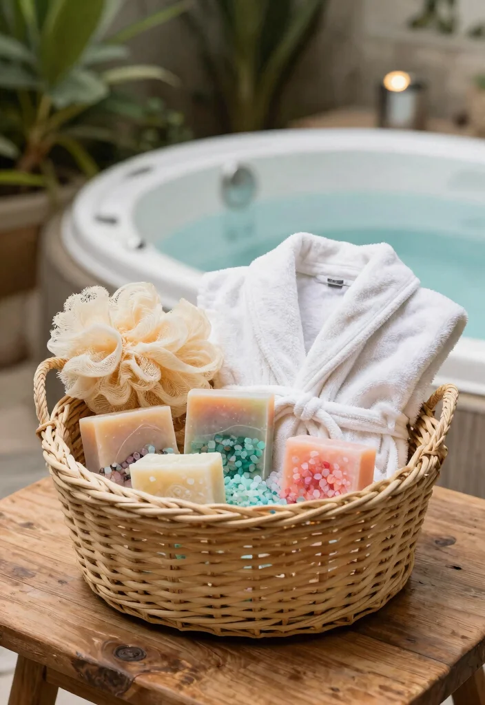 9 Perfect Hot Tub Gift Basket Ideas for Spa Lovers 2. Luxurious Bath Treats 0