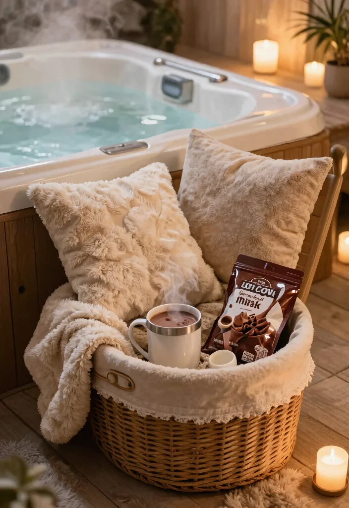 9 Perfect Hot Tub Gift Basket Ideas for Spa Lovers 3. Comforting Cozy Essentials 0