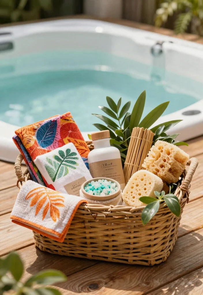 9 Perfect Hot Tub Gift Basket Ideas for Spa Lovers 9. Eco Friendly Spa Retreat 0