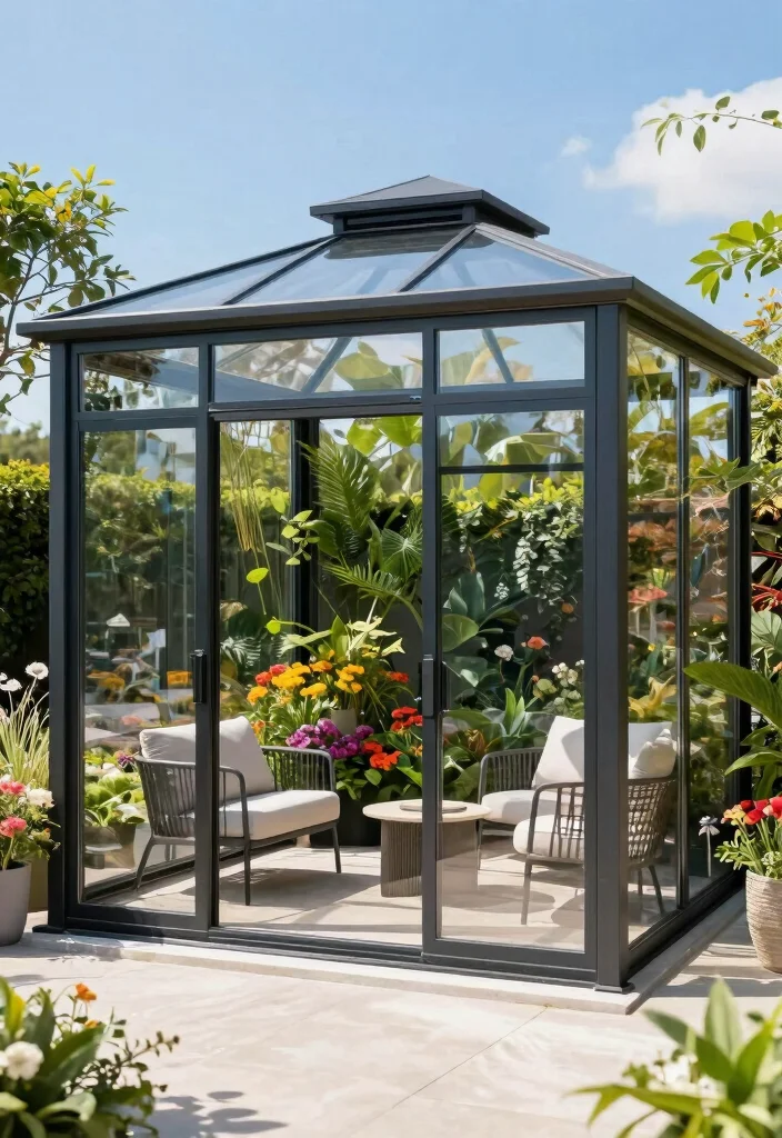 9 Practical Gazebo Enclosure Ideas for Bug Free Days 3. PVC or Polycarbonate Panels for Durability 0