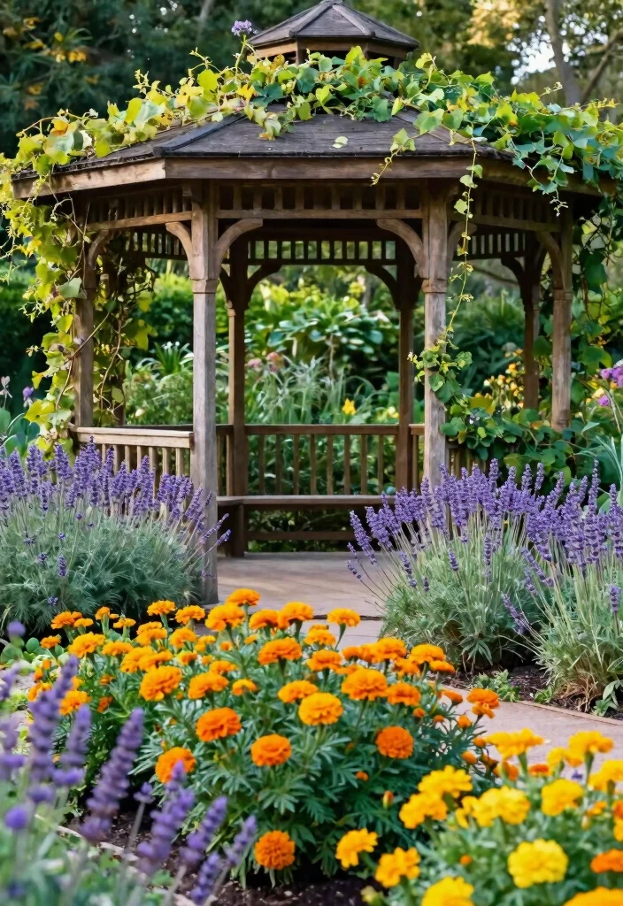 9 Practical Gazebo Enclosure Ideas for Bug Free Days 4. Natural Plant Barriers as a Bug Shield 0