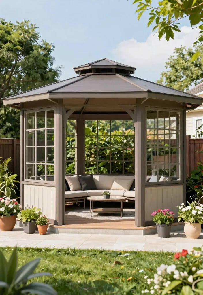 9 Practical Gazebo Enclosure Ideas for Bug Free Days 7. Enclosed Gazebo Kits for Quick Setup 0