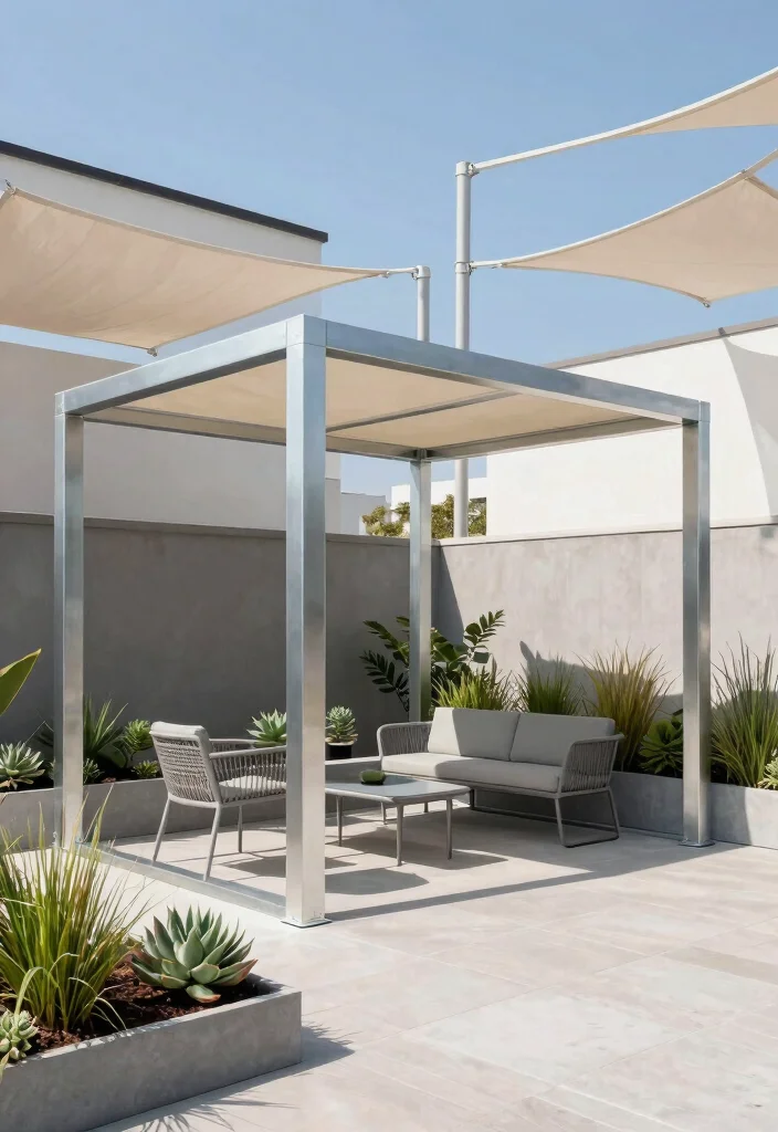 9 Sturdy Gazebo Frame Ideas for DIY Builders 2 9 Sturdy Gazebo Frame Ideas for DIY Builders 2. Modern Metal Gazebo Frame 0