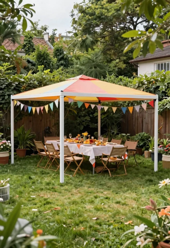 9 Sturdy Gazebo Frame Ideas for DIY Builders 48 9 Sturdy Gazebo Frame Ideas for DIY Builders 8. Temporary Backyard Gazebo Frame 0