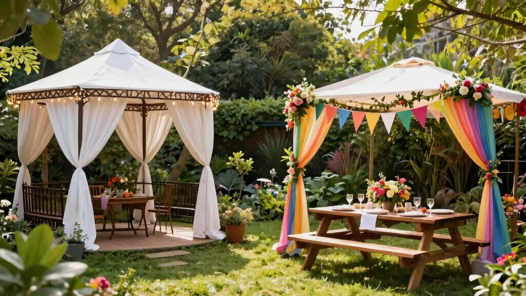 9 Versatile Backyard Canopy & Gazebo Ideas for Events
